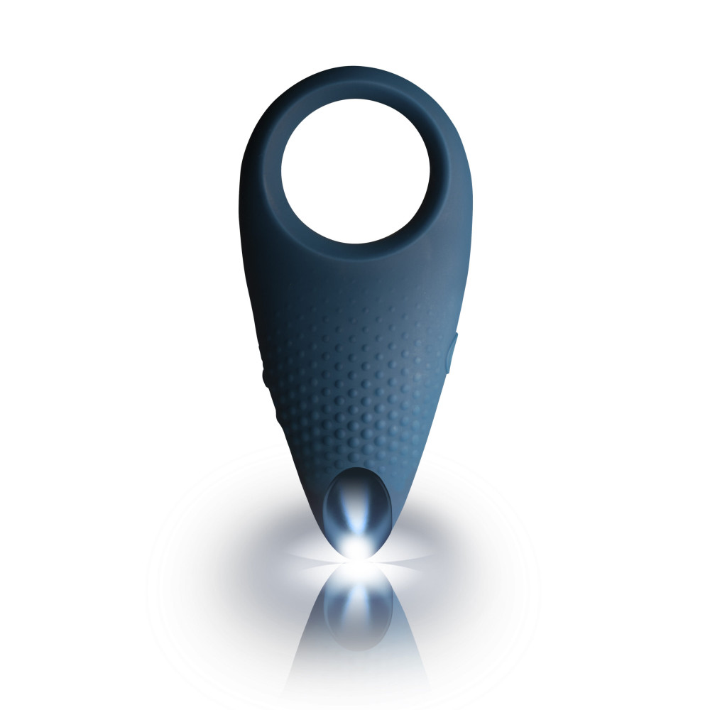 Ерекційне вібро кільце, синій, 5 см х 10.9см (42112), zoom