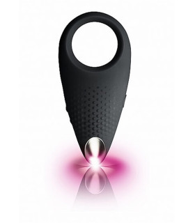 Эрекционное вибро кольцо, черный, 5см х 10.9см - No Taboo