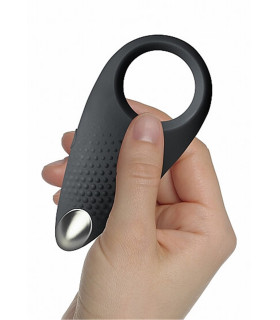 Эрекционное вибро кольцо, черный, 5см х 10.9см - No Taboo