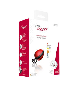 Вагінальна кулька JOY Division, червоно-чорна, 3.7 см - No Taboo