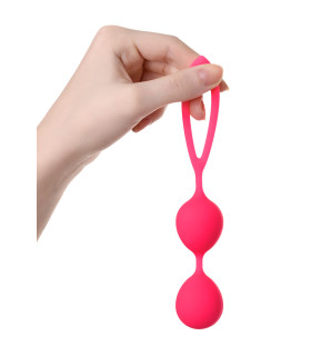 Вагінальні кульки рожеві, 17 х 3.1 см - No Taboo