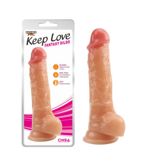 Фаллоимитатор с яичками Fantasy Dildo, 18 см х 3.5 см - No Taboo