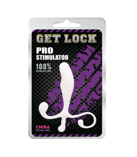 Массажер простаты, белый, 12.5 см x 2.5 см - No Taboo