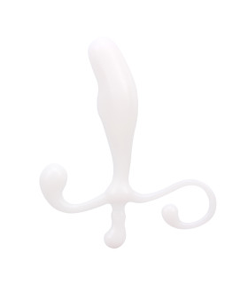 Массажер простаты, белый, 12.5 см x 2.5 см - No Taboo