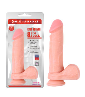 Фаллоимитатор реалистичный на присоске Chisa Ballsy Kyle Korver, 21 см х 4.3 см - No Taboo