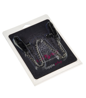 Зажимы-прищепки на соски на тонкой цепочке - No Taboo