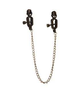 Зажимы-прищепки на соски на тонкой цепочке - No Taboo