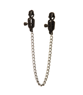 Зажимы-прищепки на соски на толстой цепочке - No Taboo