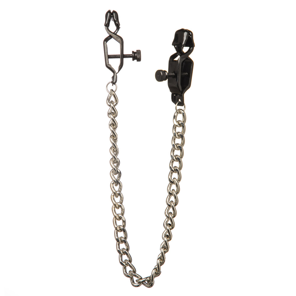 Зажимы-прищепки на соски на массивной цепи (38907), zoom