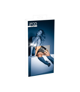 Пояс для чулок Zado из кожи, размер 2XL - No Taboo