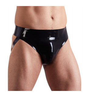 Трусы латексные LeteX мужские, черные, размер M - No Taboo
