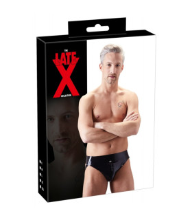 Труси Латексні letex чоловічі, чорні, розмір L - No Taboo