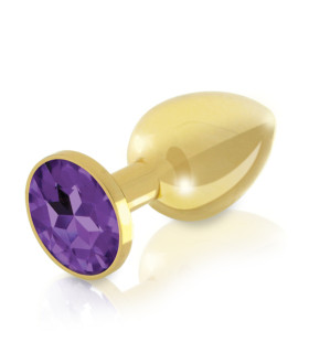 Набор анальных пробок, S и М, Rianne с утяжелением, золотой цвет - No Taboo