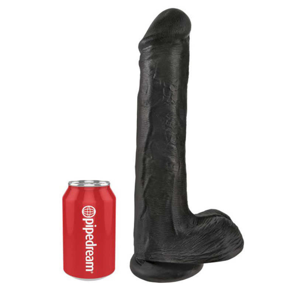 Фалоімітатор-гігант pipedream реалістичний, чорний, 35.6 см x 6.9 см (40660), zoom