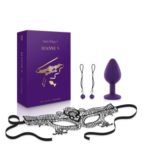 Набор аксессуаров Rianne S для БДСМ фиолетового цвета - No Taboo