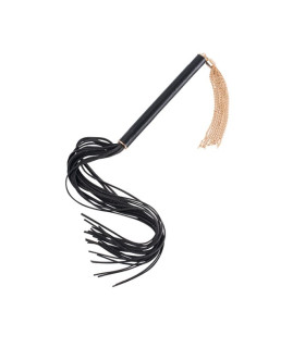 Плетка GP, премиум коллекция, черная, 53 см - No Taboo