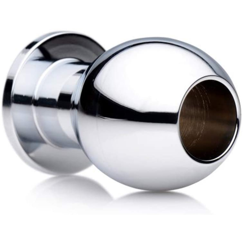 Анальная пробка туннель металлическая Small Abyss Steel Hollow Anal Plug (36641), zoom