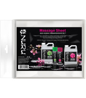 Простынь прозрачная, плотная Nuru Massage - No Taboo