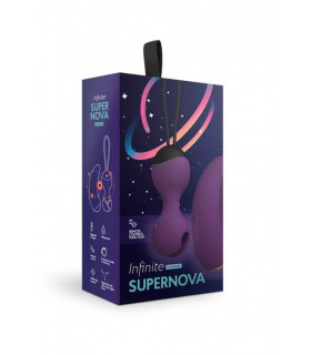 Вагинальные виброшарики с вибропультом, 2в1, фиолетовый, 15.9 см х 3.5 см - No Taboo