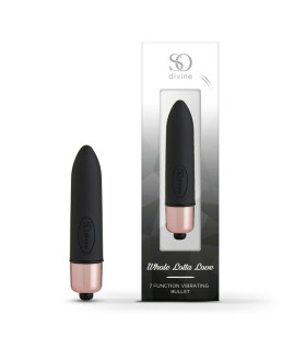 Вибропуля Lotta Love, черно-розовая, 2,5 см - No Taboo