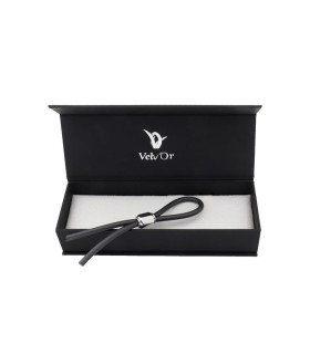 Регулируемое кольцо лассо для члена, черный, 13 см - No Taboo