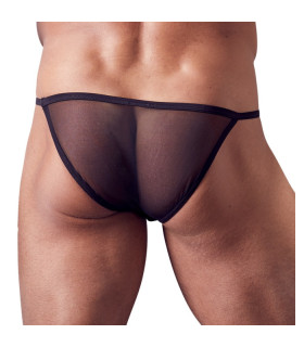 Мужские плавки прозрачные чёрные Svenjoyment, S - No Taboo