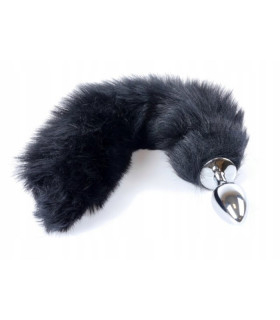 Анальна пробка-Fox Tail BLack XL - No Taboo