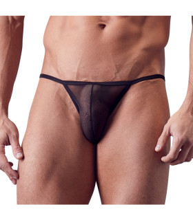 Мужские плавки прозрачные чёрные Svenjoyment, S - No Taboo