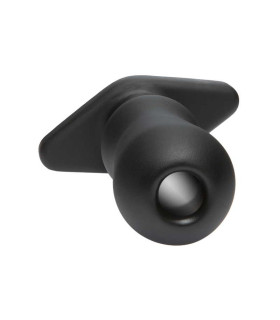 Анальна порожниста пробка TitanMan чорний, 11.9 см х 4.3 см - No Taboo