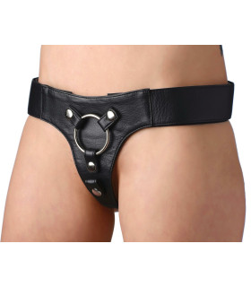 Трусы для страпона, черный, объём до 152см - No Taboo