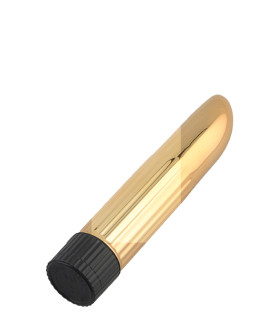 Вибратор для клитора Dream Toys Classic Lady Finger золотистый, 12 х 2.5 см - No Taboo