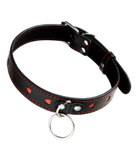 Нашийник з повідцем кожзам L cuffscollar - No Taboo