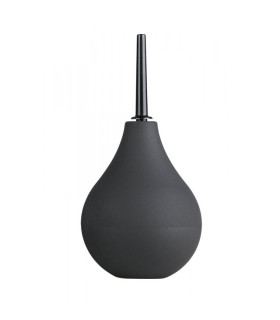 Анальный душ с силиконовой грушей, черный, 200 мл - No Taboo