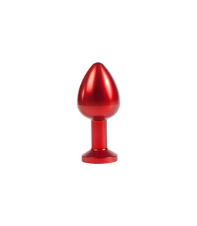Анальний пробка метал ALU-PLUG SOLO SMALL RED - No Taboo