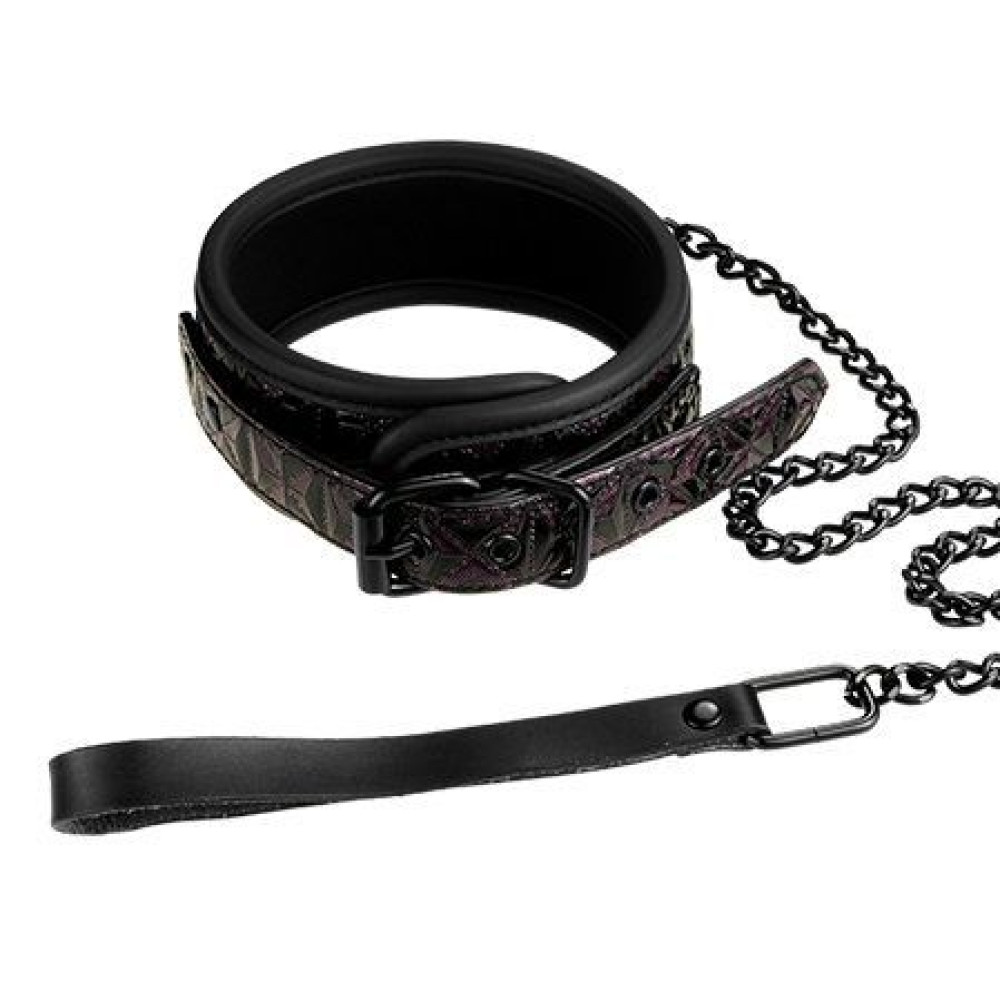 Ошейник с поводком BLAZE COLLAR AND LEASH PURPLE (39319), zoom