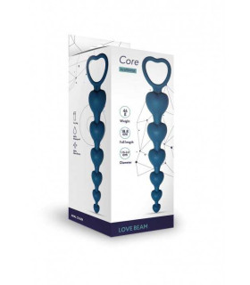 Анальна ялинка Love Beam синия 18,8х3,2 см - No Taboo