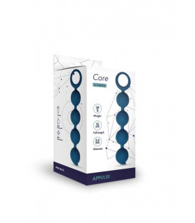 Анальні буси Core APPULSE синия 15x2.5 см - No Taboo