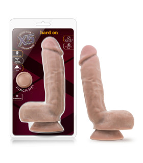 Фаллоимитатор на присоске Blush, реалистичный, бежевый - No Taboo