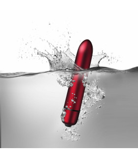 Вибропуля ROCKS-OFF 9*1,5 см, красная - No Taboo