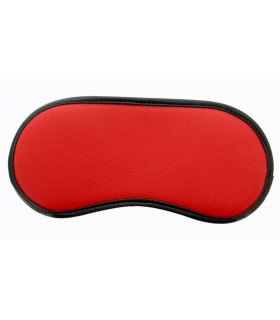 Маска на глаза GP, из премиум коллекции, из кожзама, красная - No Taboo