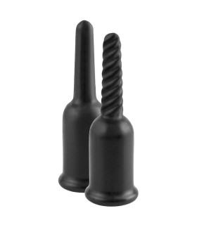 Насадки на пальці для анальної стимуляції, чорні - No Taboo