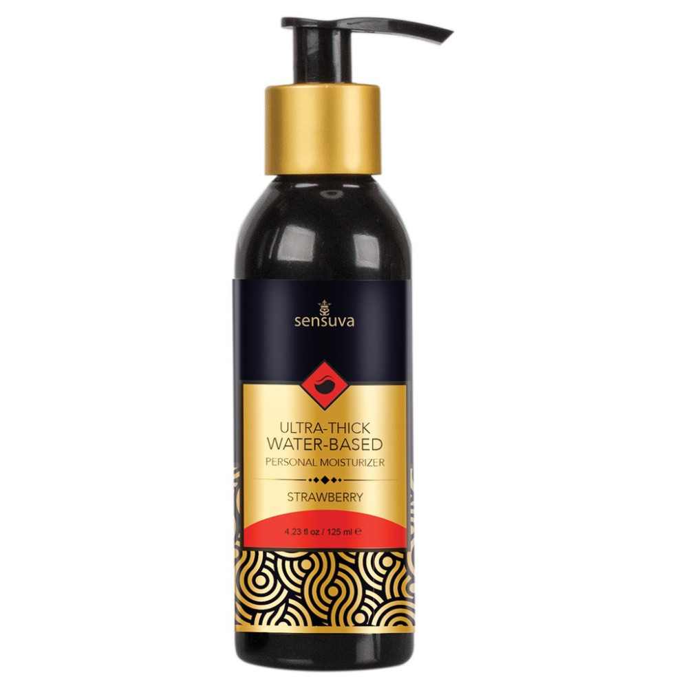 Лубрикант густой на водной основе 100 мл Sensuva, с ароматом клубники (42205), zoom