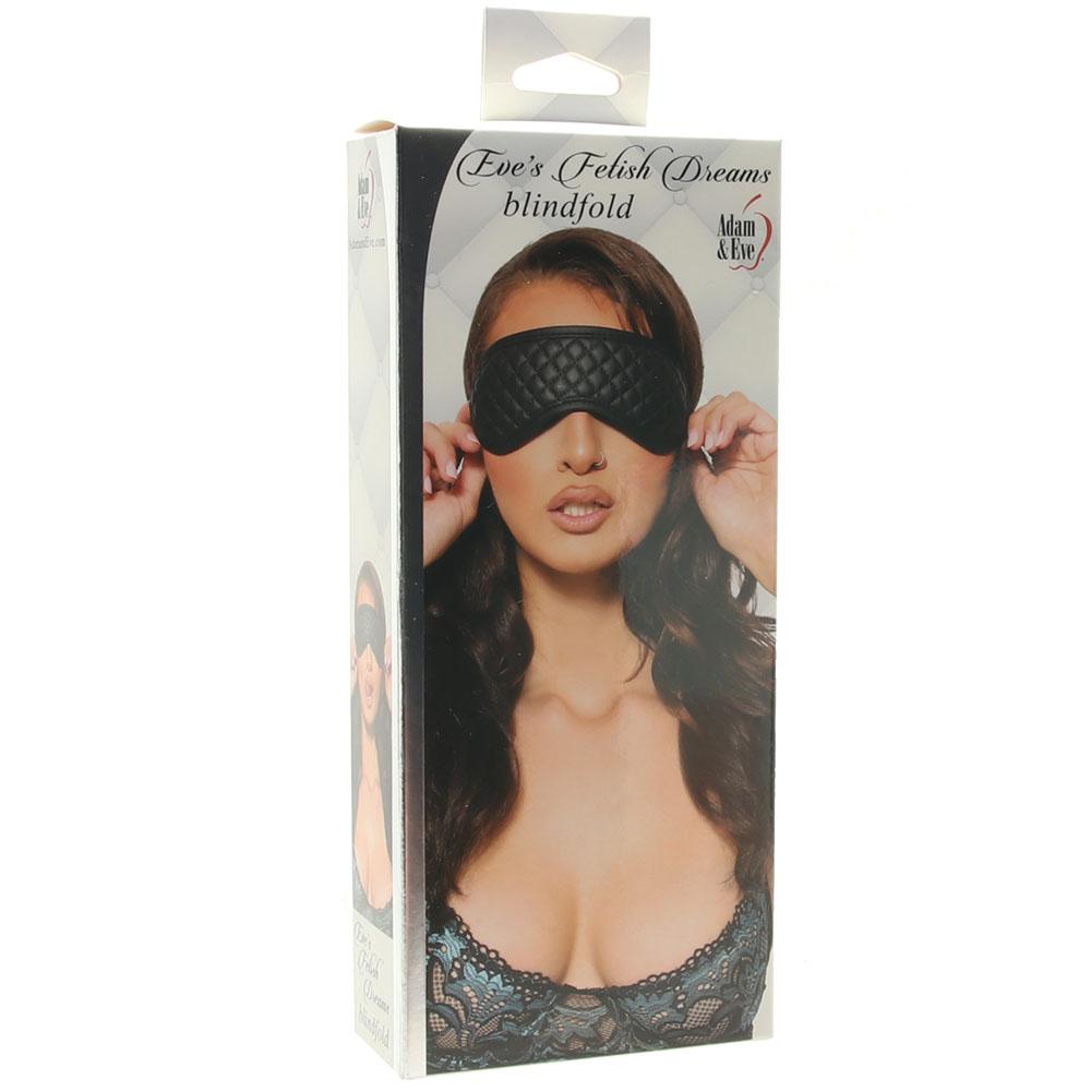 Маска на очі, чорного кольору, з веганської шкіри (41733), zoom