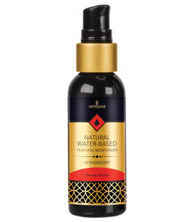 Лубрикант на водній основі Sensuva 57 мл, з ароматом полуниці - No Taboo