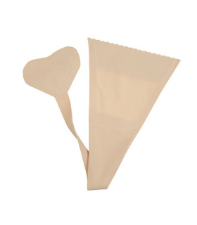 Самоклеющиеся трусики Bye Bra, бежевые, one size - No Taboo