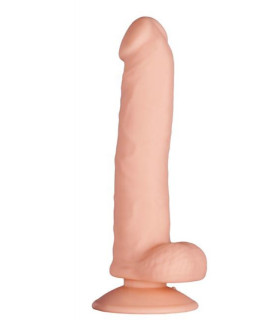 Фаллоимитатор реалистичный, на присоске, из медицинского силикона, 20 х 4 см - No Taboo
