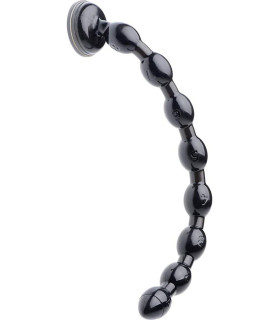 Анальна ялинка гігантська, чорна, 47 см х 3.8 см - No Taboo