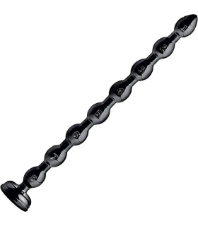 Анальна ялинка гігантська, чорна, 47 см х 3.8 см - No Taboo