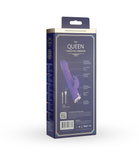 Вібратор кролик з силікону, фіолетовий - No Taboo