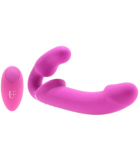 Безремневий страпон з силікону, бежевий - No Taboo